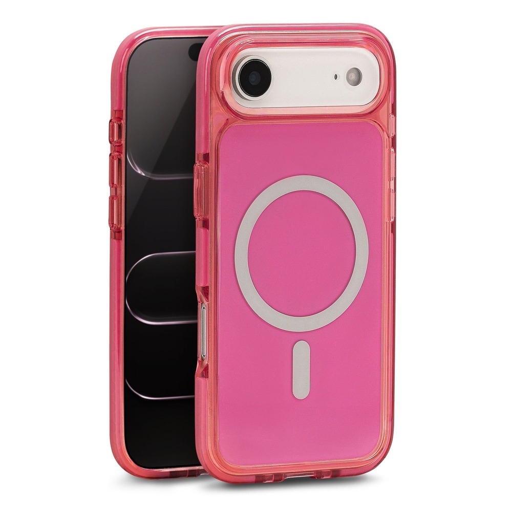 iHome VELO Case for iPhone 17 Air Pink MagSafe Clear Protective Cover NIB